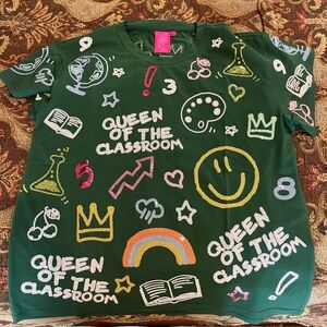 Queen of Sparkles Queen of the Classroom New! Size Small